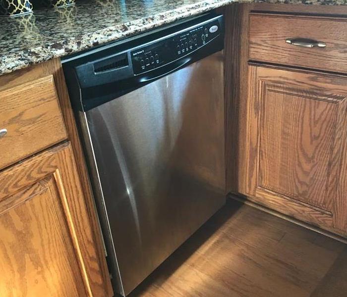 dishwasher in kitchen that was the cause of loss 