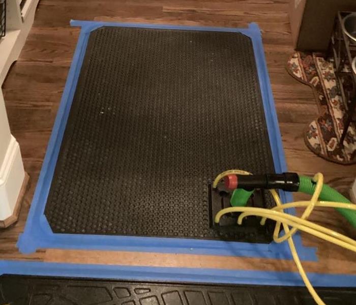 Floor mat drying system 