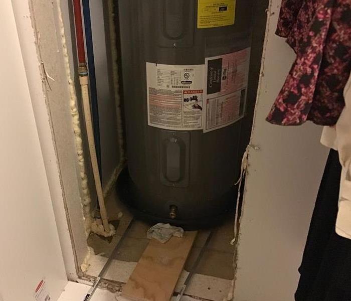 water heater that caused water damages to home