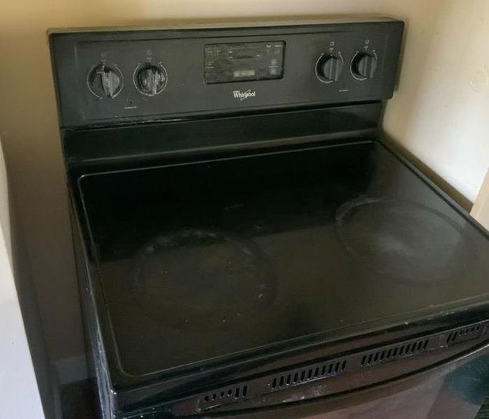 stove that caused a kitchen fire